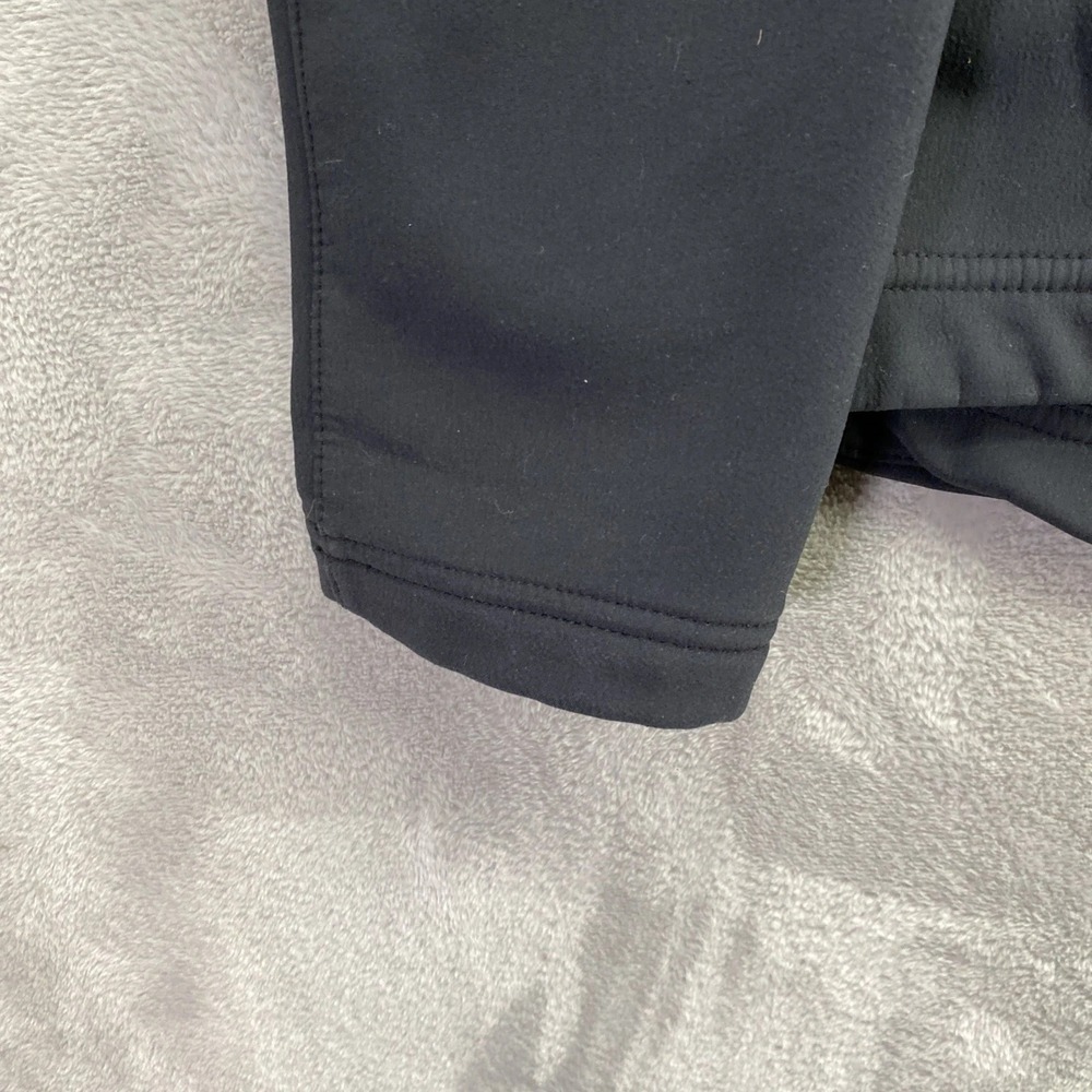 LL Bean Windproof Soft Shell Jacket Womens Large Black Full Zip Fleece Outdoor - Picture 6 of 11